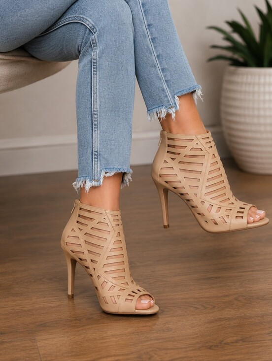 Charlotte Russe Shoes - Charlotte Russe Ara nude heels